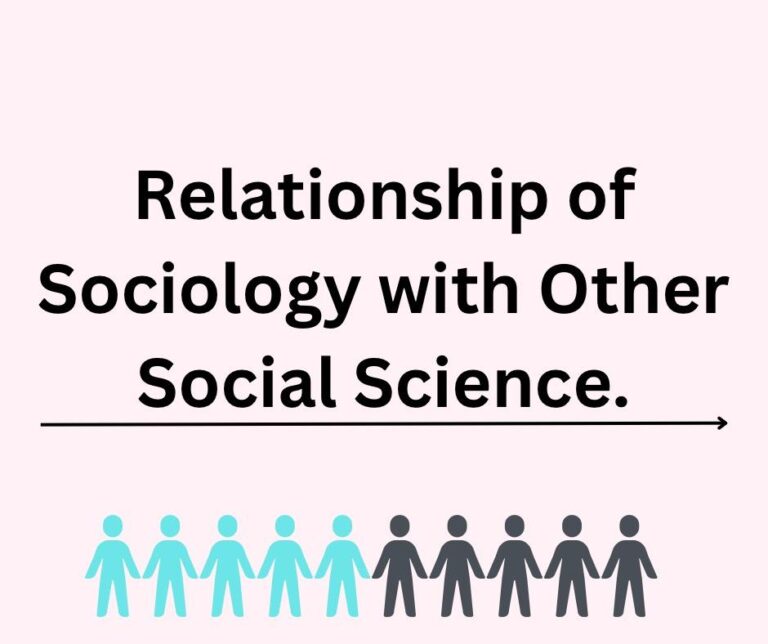 BA 1st Year Relationship of Sociology with Other Social Science Notes Study Material in English